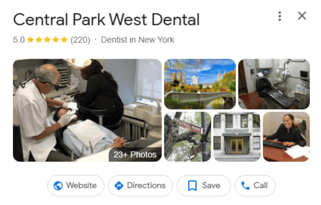 A five-star dentist practice in New York