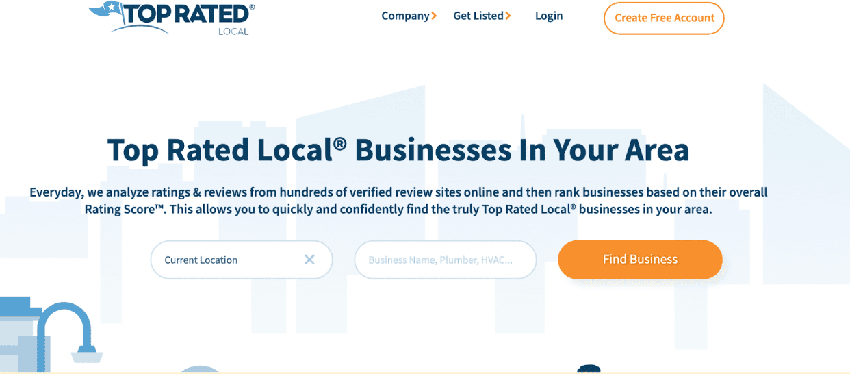 Customers can explore the many local listings available on TopRatedLocal by running a search for a specific category.