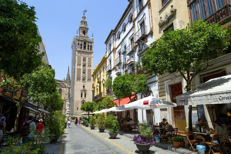 Exploring Seville without carrying luggage