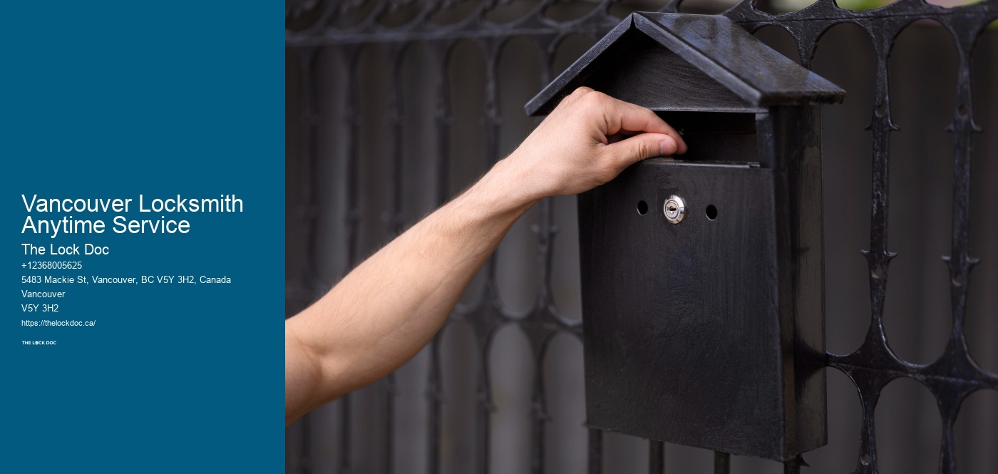 Vancouver Locksmith Anytime Service