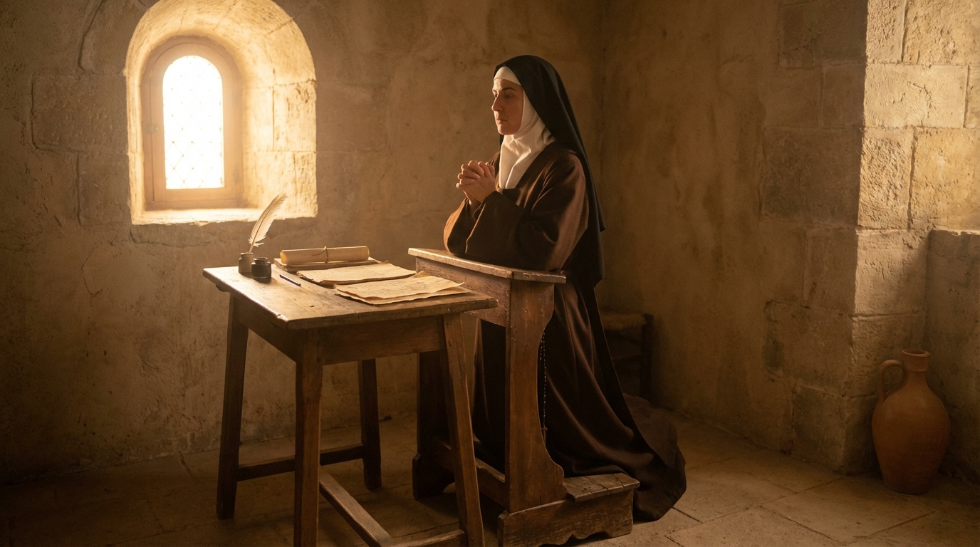 Saint Teresa of Avila - spiritual wisdom illustration