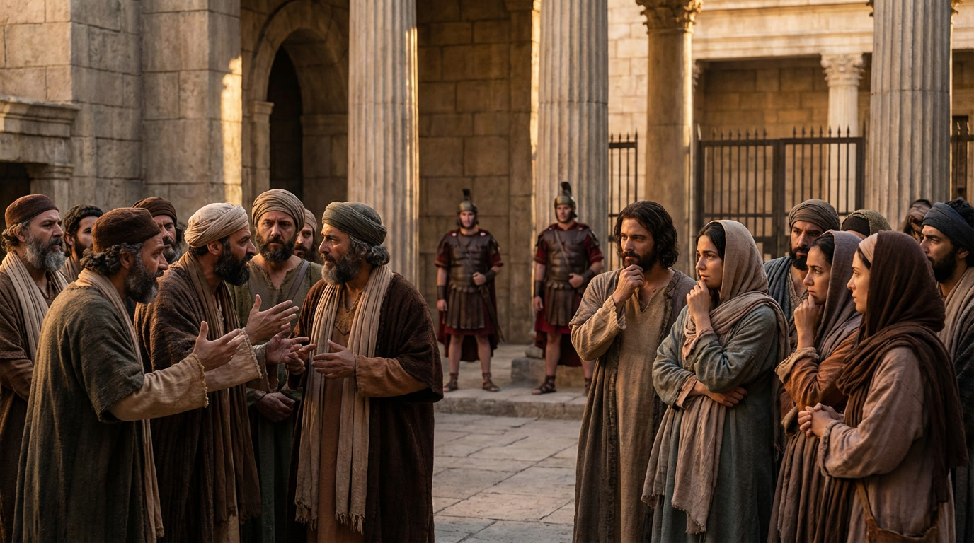 Gospel reflection illustration for John 7:40-53