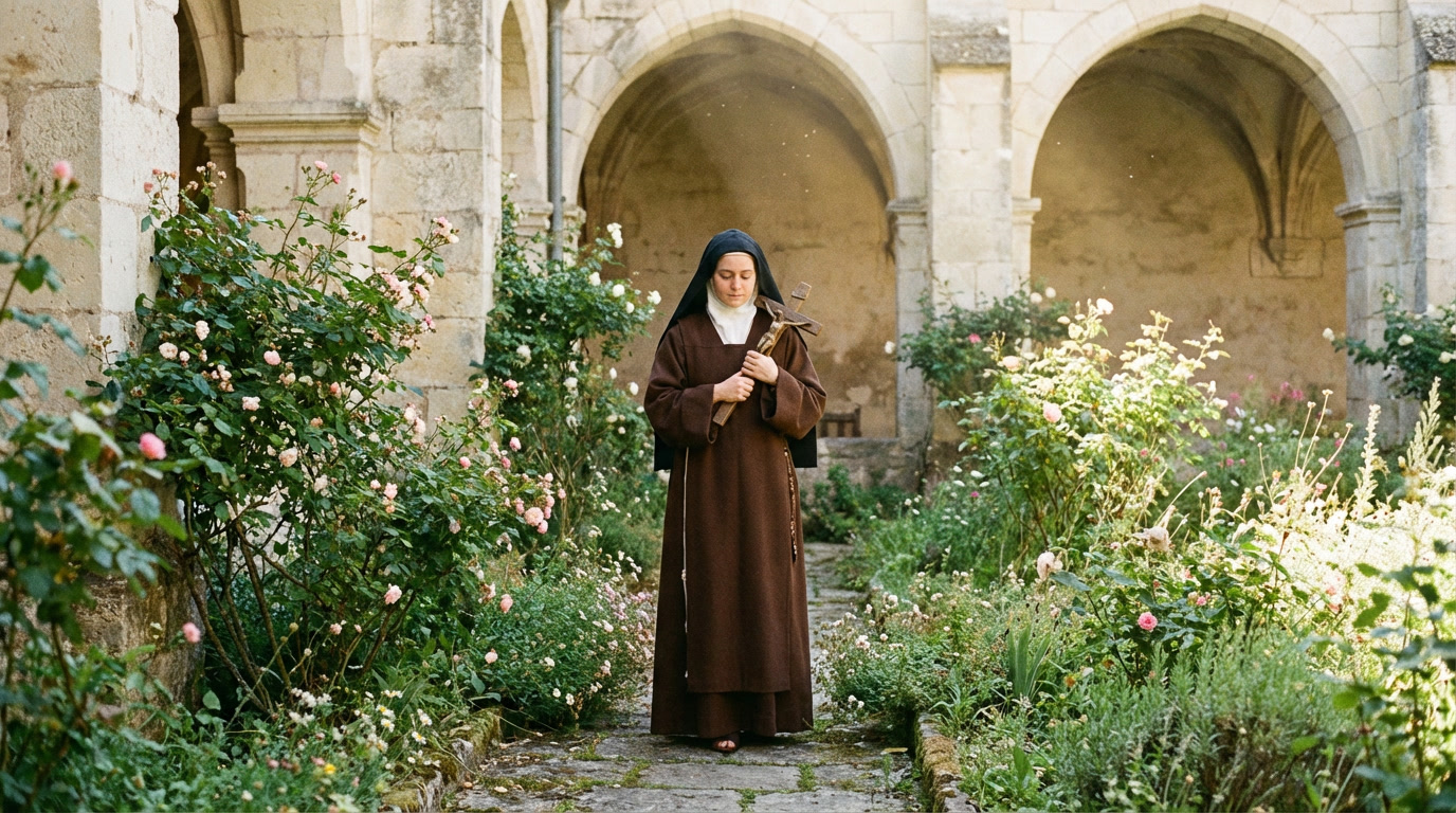 Saint Thérèse of Lisieux - spiritual wisdom illustration