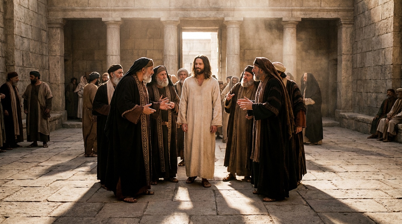 Gospel reflection illustration for John 8:21-30