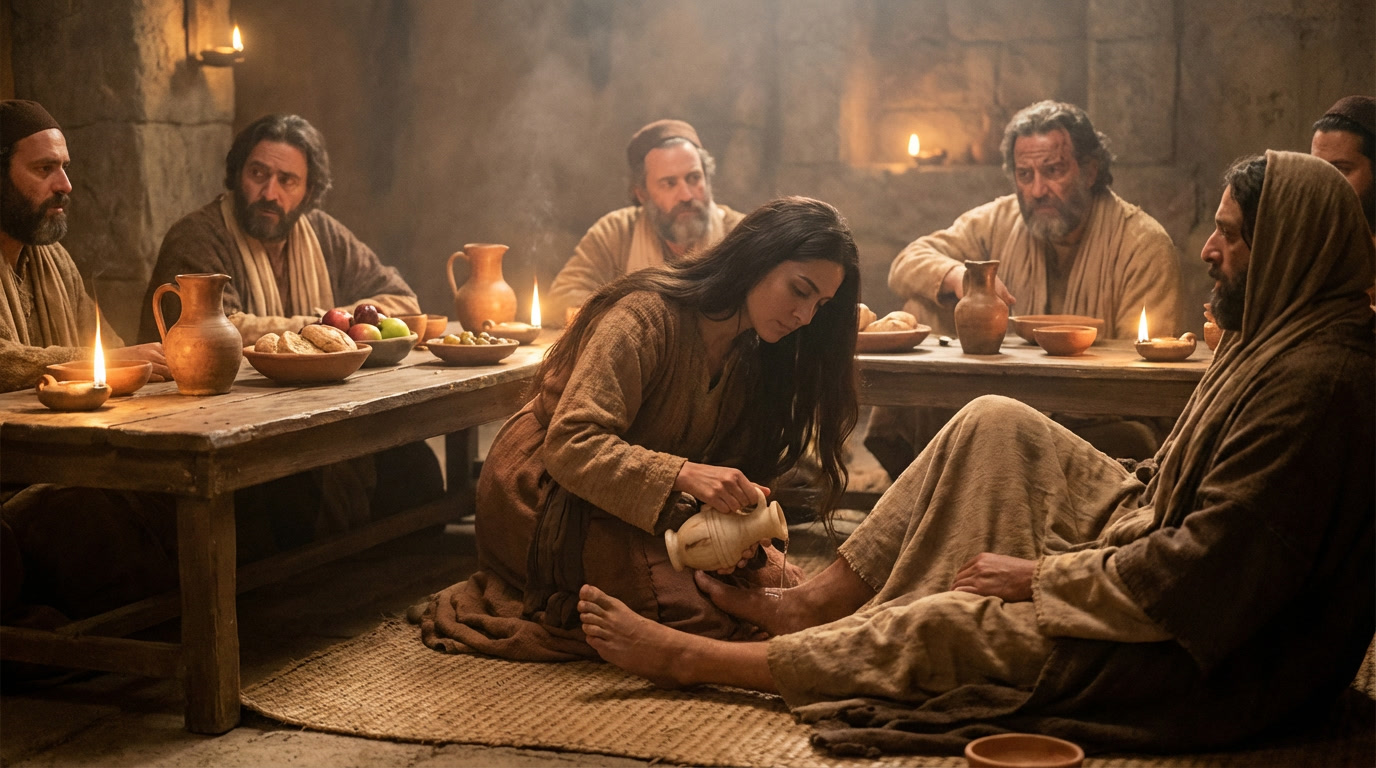 Gospel reflection illustration for John 12:1-11