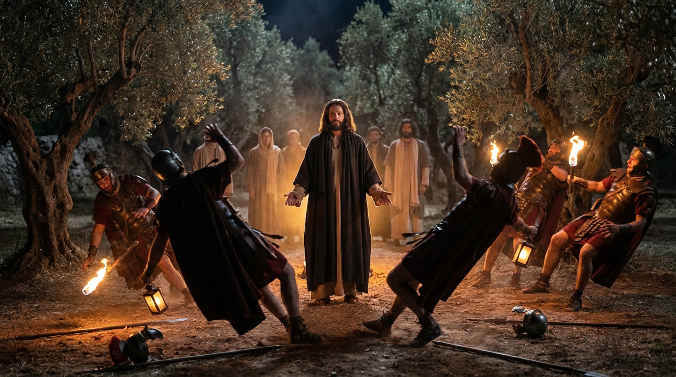 Gospel reflection illustration for John 18:1—19:42