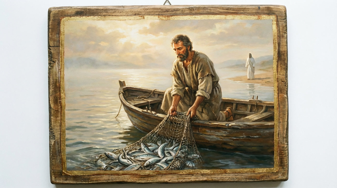 Saint Peter - spiritual wisdom illustration