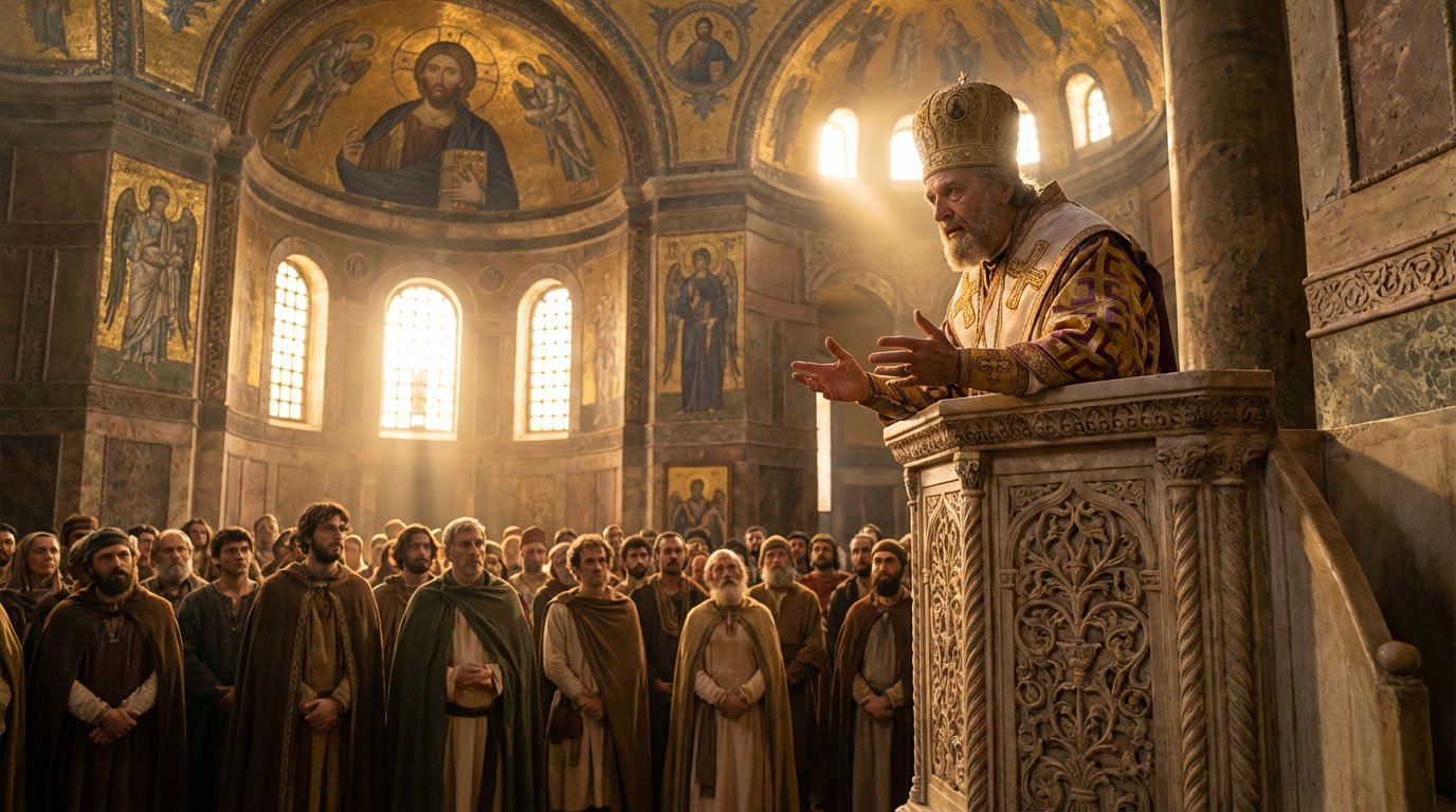 Saint John Chrysostom - spiritual wisdom illustration