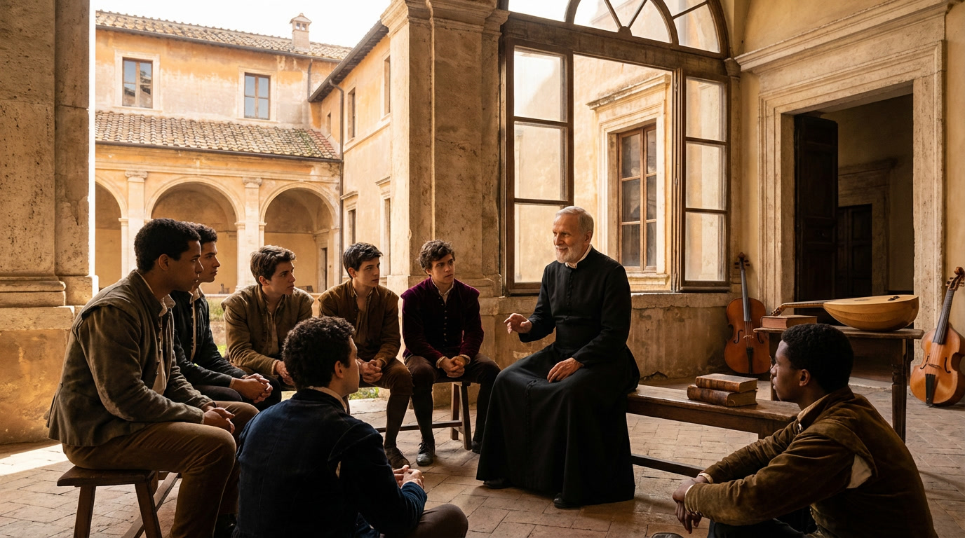 St. Philip Neri - spiritual wisdom illustration