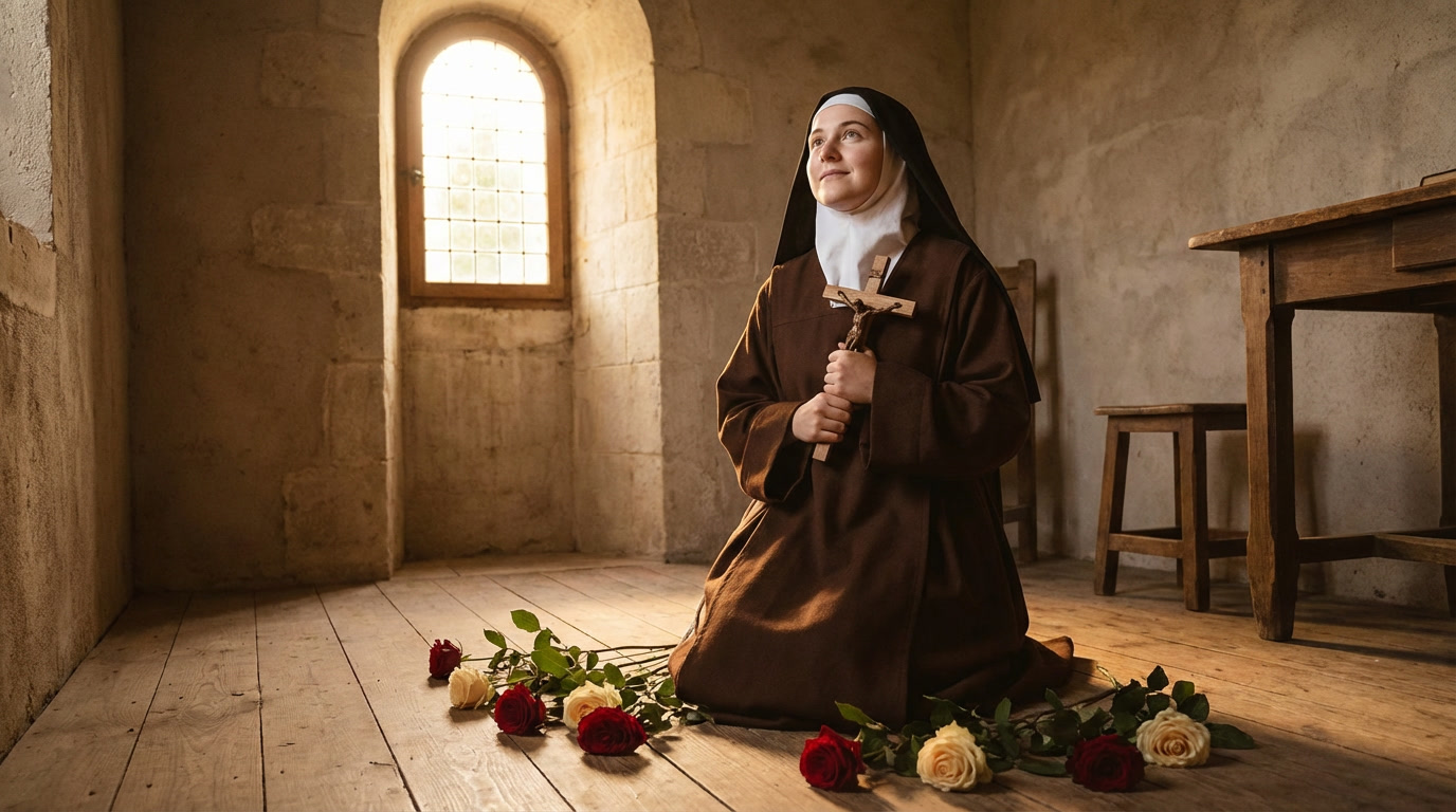 Saint Thérèse of Lisieux - spiritual wisdom illustration