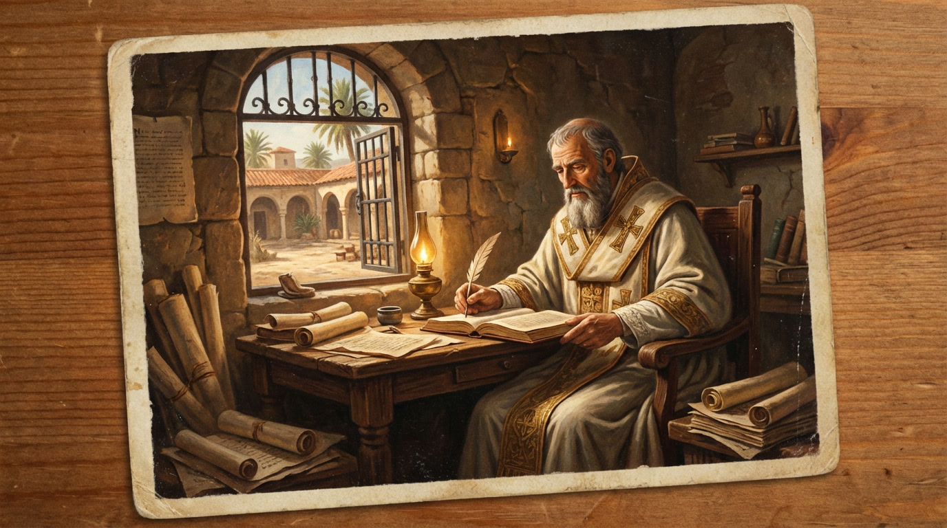 Saint Augustine of Hippo - spiritual wisdom illustration