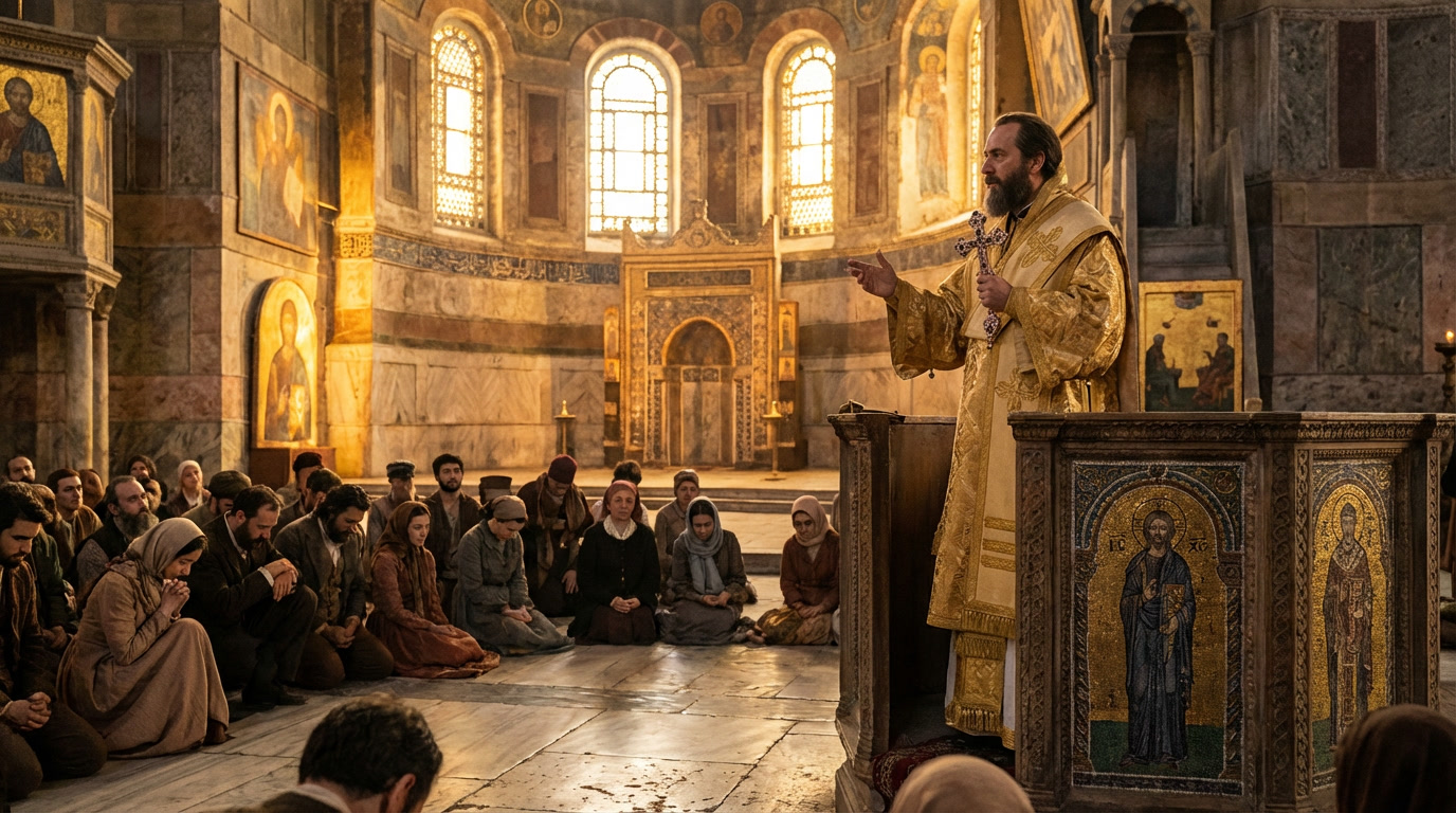 Saint John Chrysostom - spiritual wisdom illustration