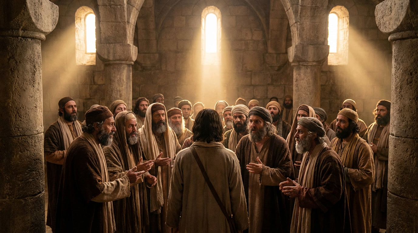 Gospel reflection illustration for John 6:52-59
