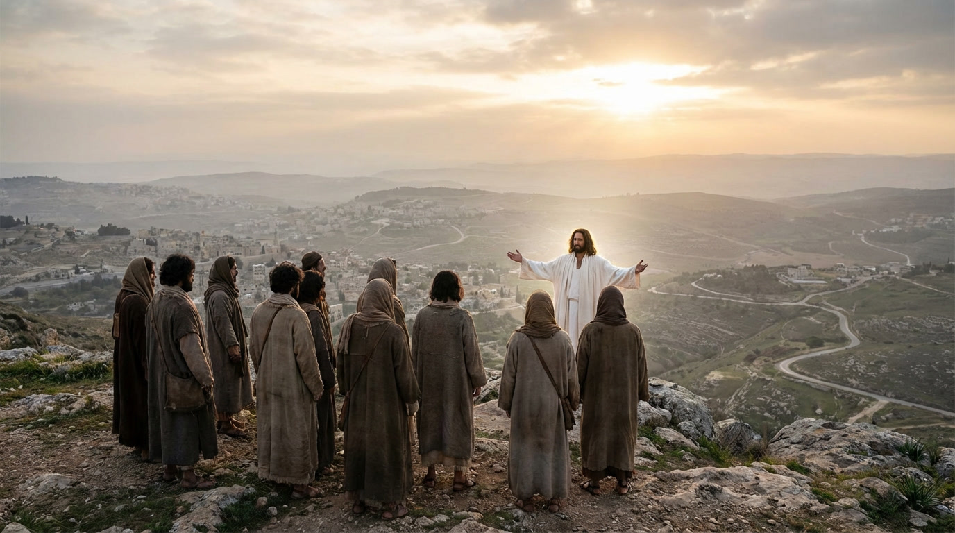 Gospel reflection illustration for Mark 16:15-20