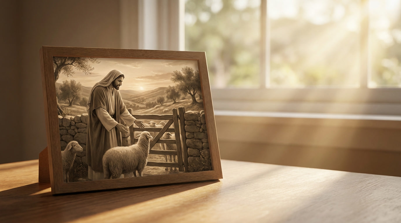 Gospel reflection illustration for John 10:1-10
