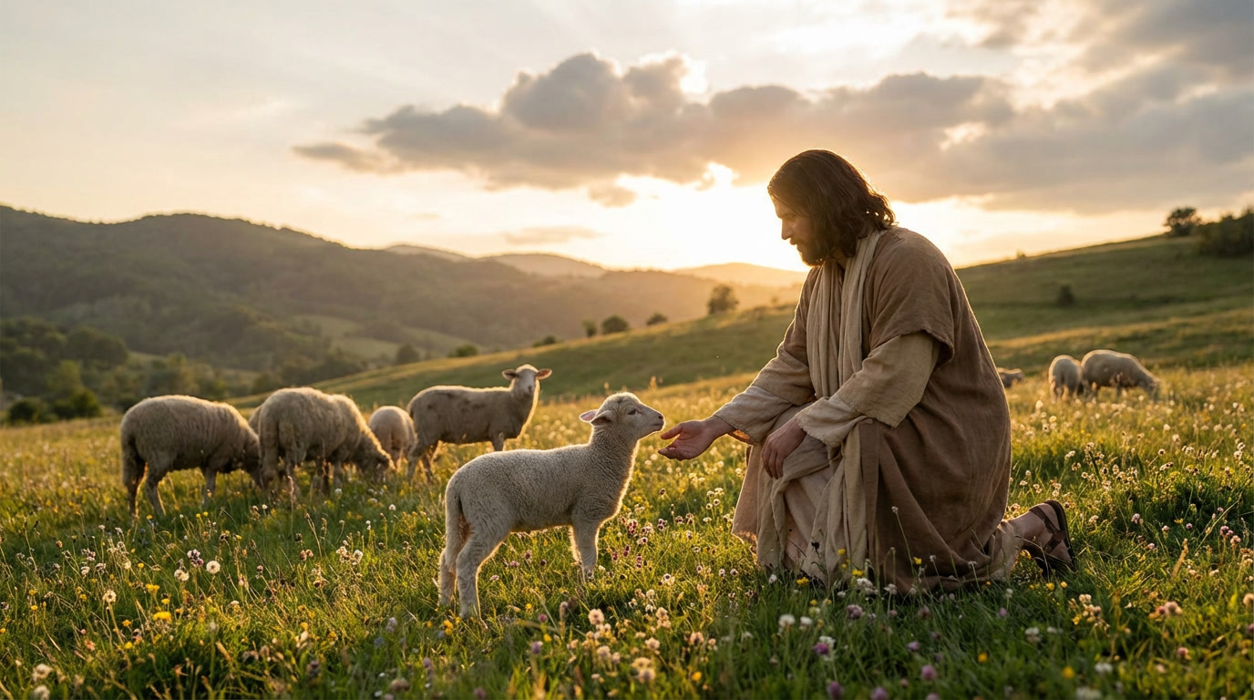 Gospel reflection illustration for John 10:11-18