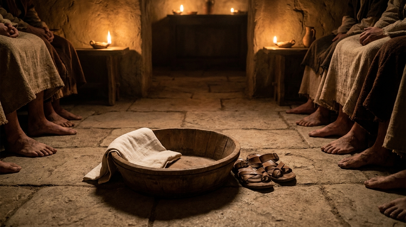 Gospel reflection illustration for John 13:16-20