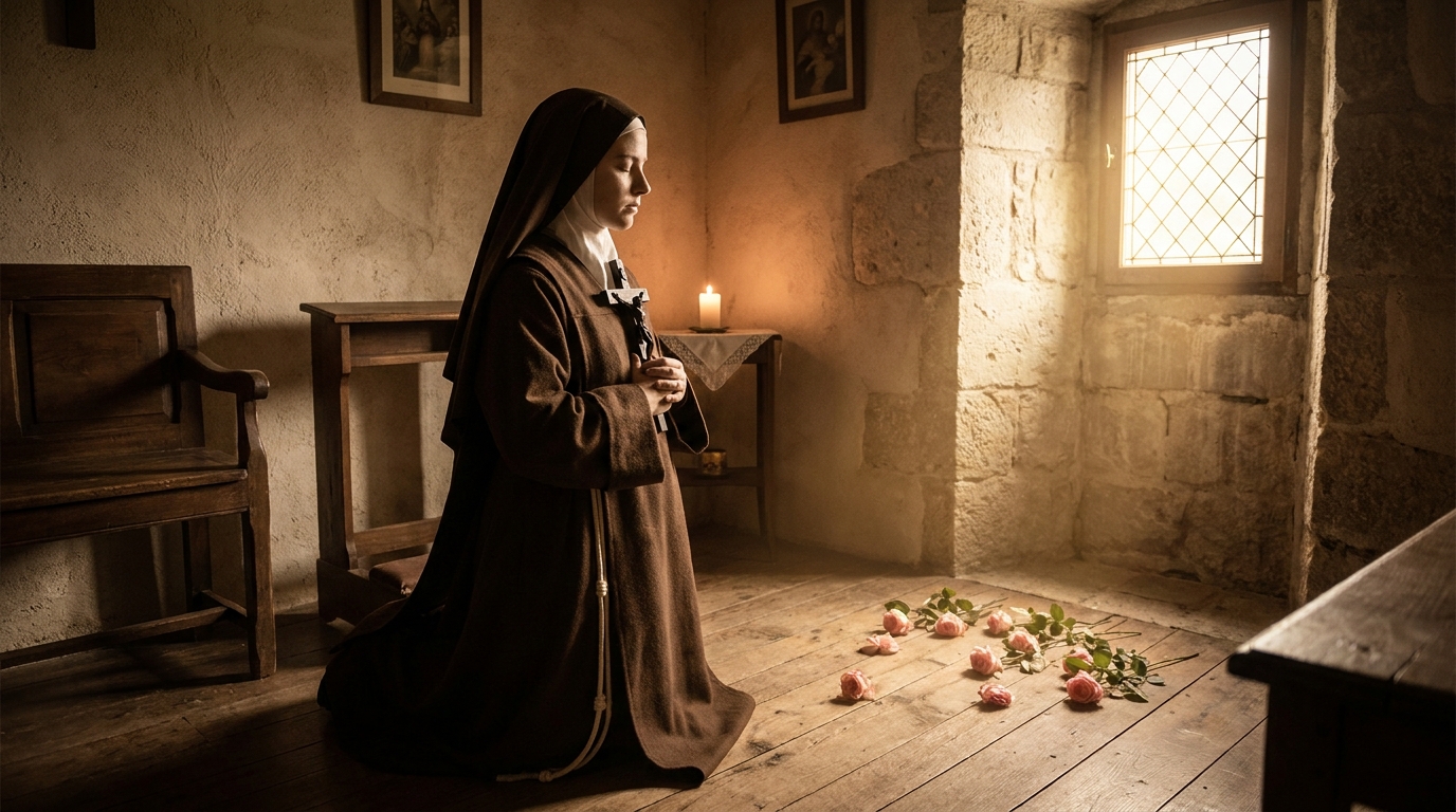 Saint Thérèse of Lisieux - spiritual wisdom illustration