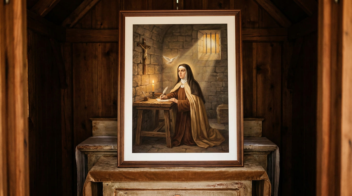 Saint Teresa of Avila - spiritual wisdom illustration