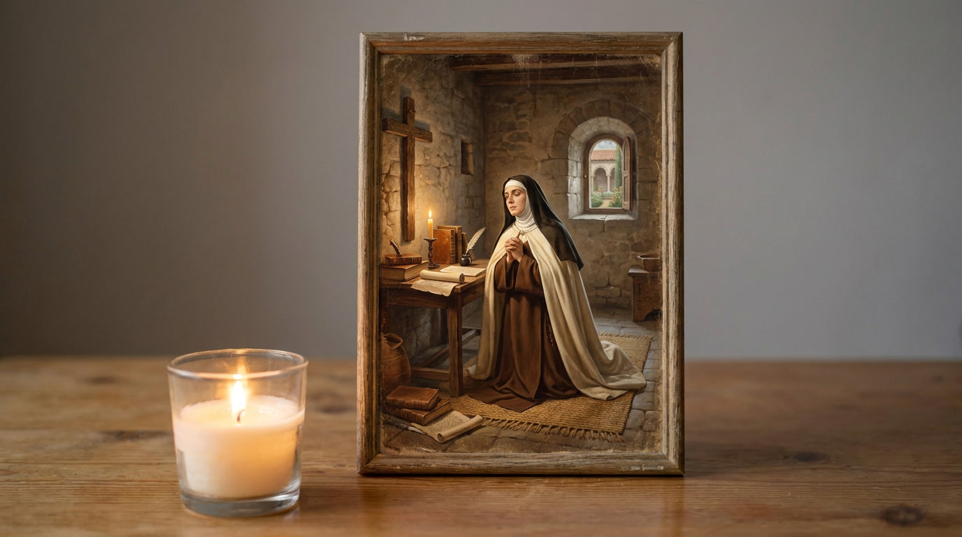 Saint Teresa of Avila - spiritual wisdom illustration