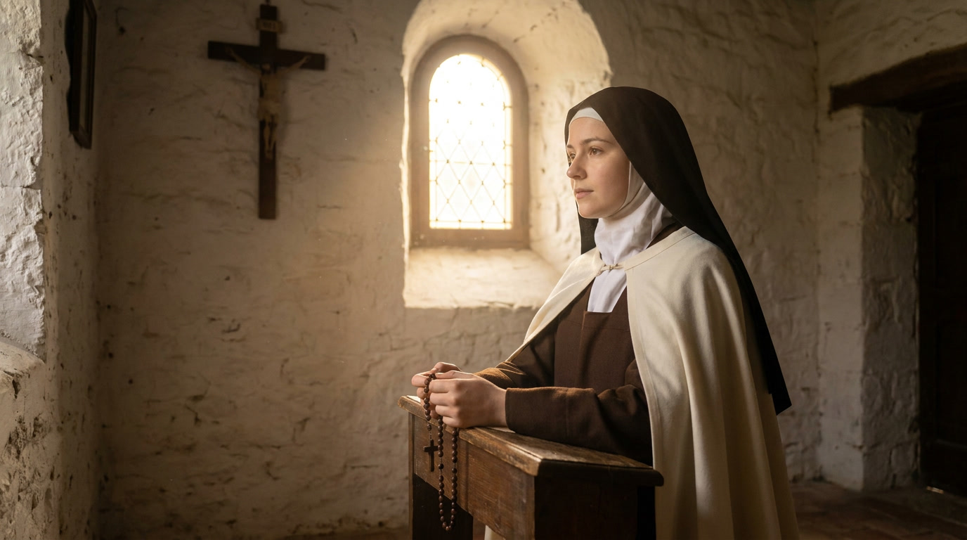 Saint Elizabeth of the Trinity - spiritual wisdom illustration