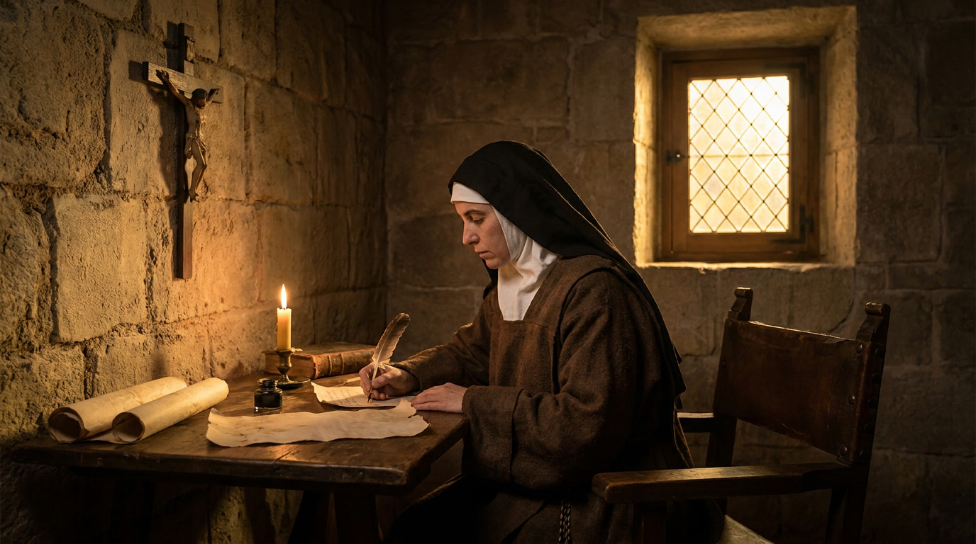 Saint Teresa of Avila - spiritual wisdom illustration