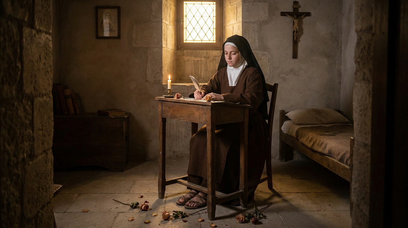Saint Thérèse of Lisieux - spiritual wisdom illustration
