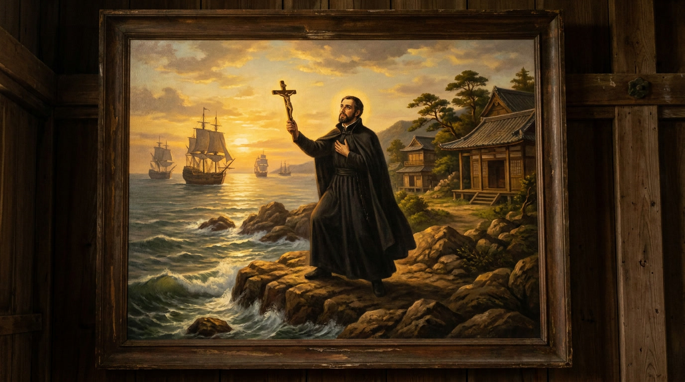 St. Francis Xavier - spiritual wisdom illustration