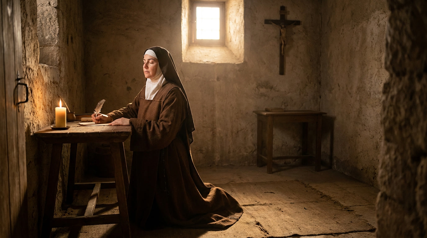 Saint Teresa of Avila - spiritual wisdom illustration