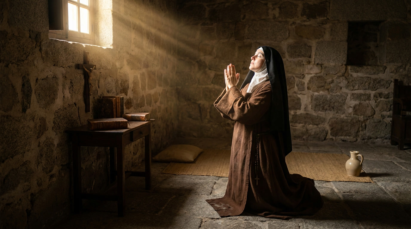 Saint Teresa of Avila - spiritual wisdom illustration