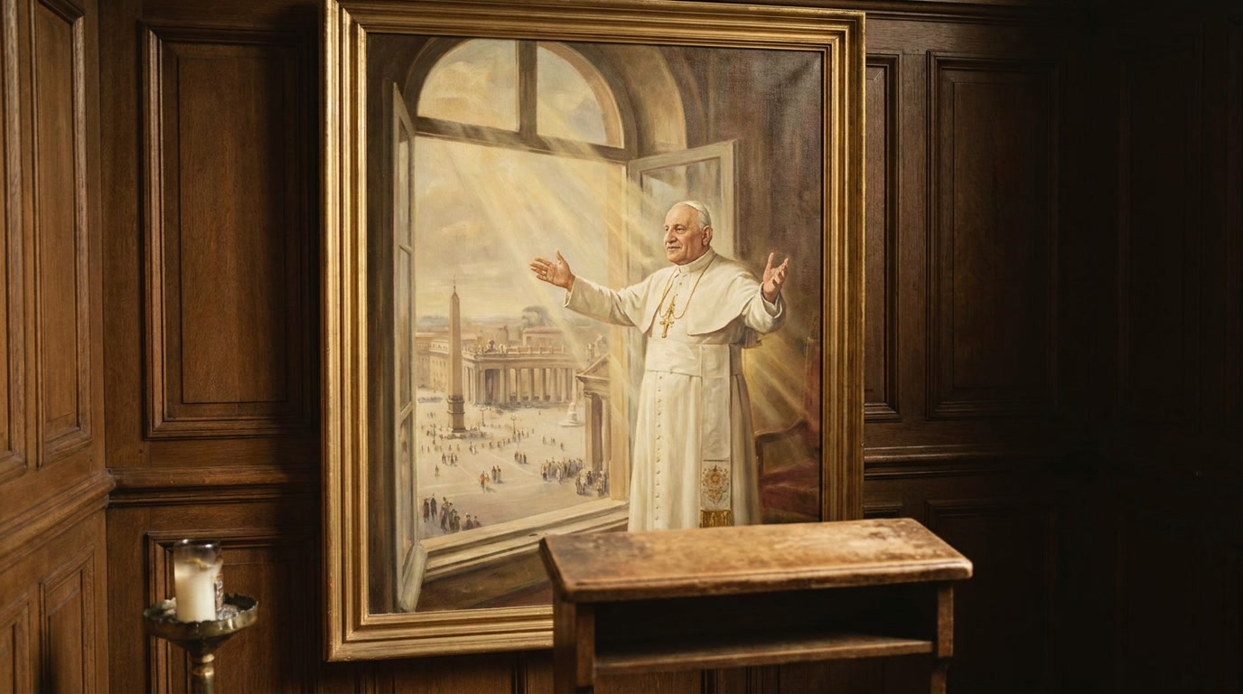Saint John XXIII - spiritual wisdom illustration