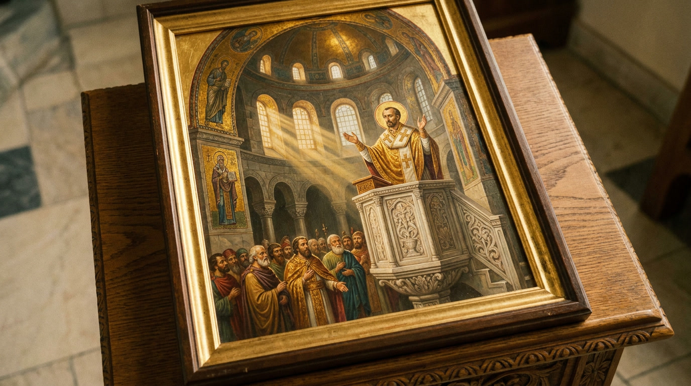 Saint John Chrysostom - spiritual wisdom illustration