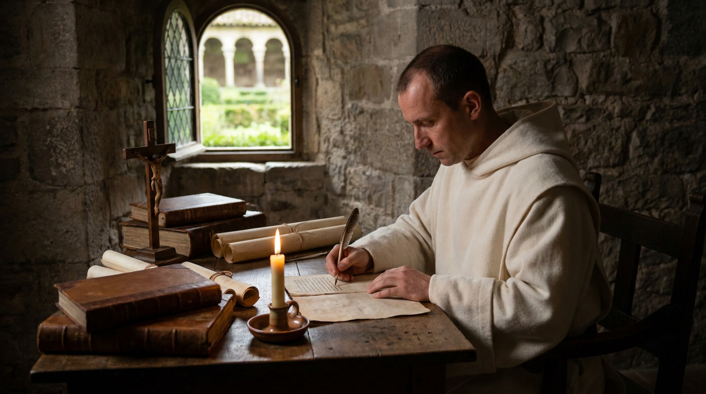 Saint Bernard of Clairvaux - spiritual wisdom illustration