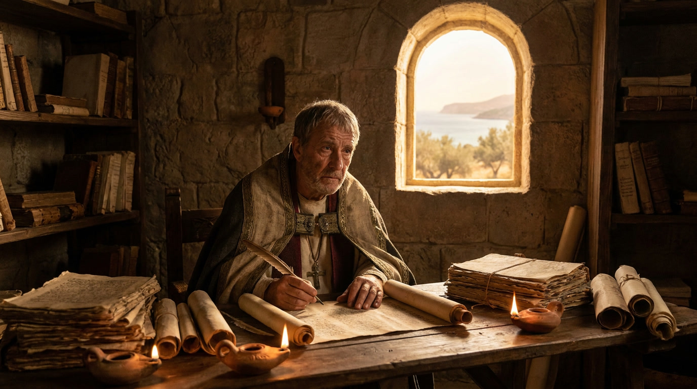Saint Augustine - spiritual wisdom illustration