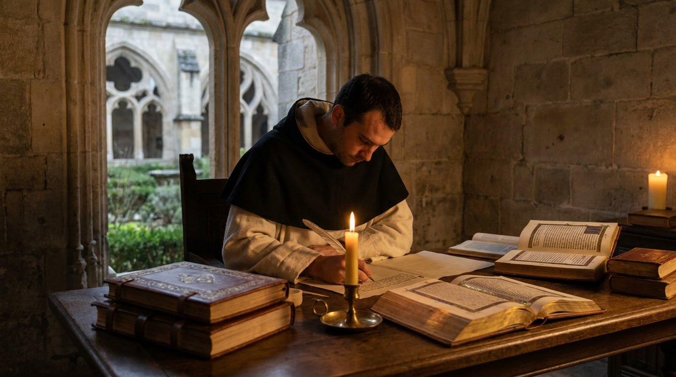 Saint Thomas Aquinas - spiritual wisdom illustration