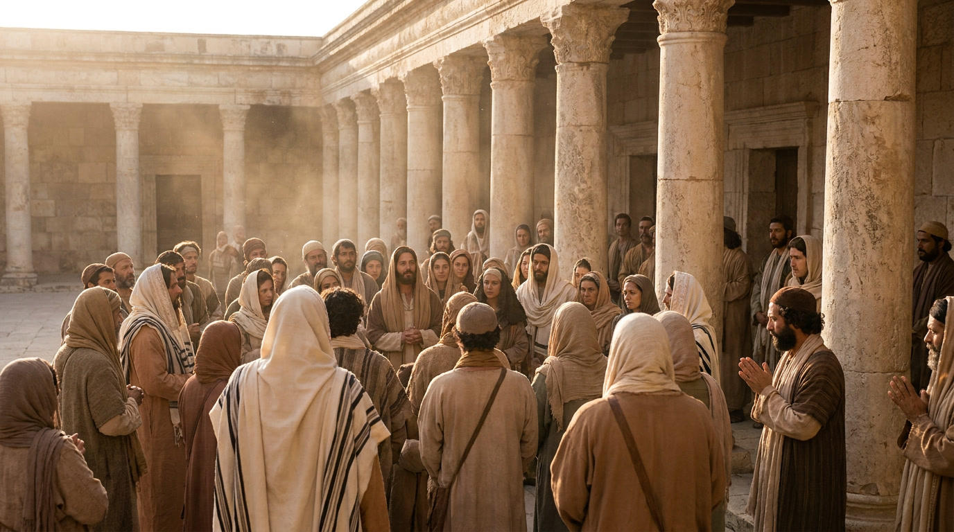 Gospel reflection illustration for Mark 12:35-37