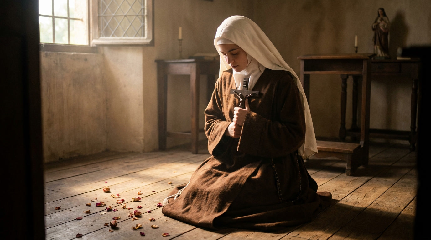 Saint Thérèse of Lisieux - spiritual wisdom illustration