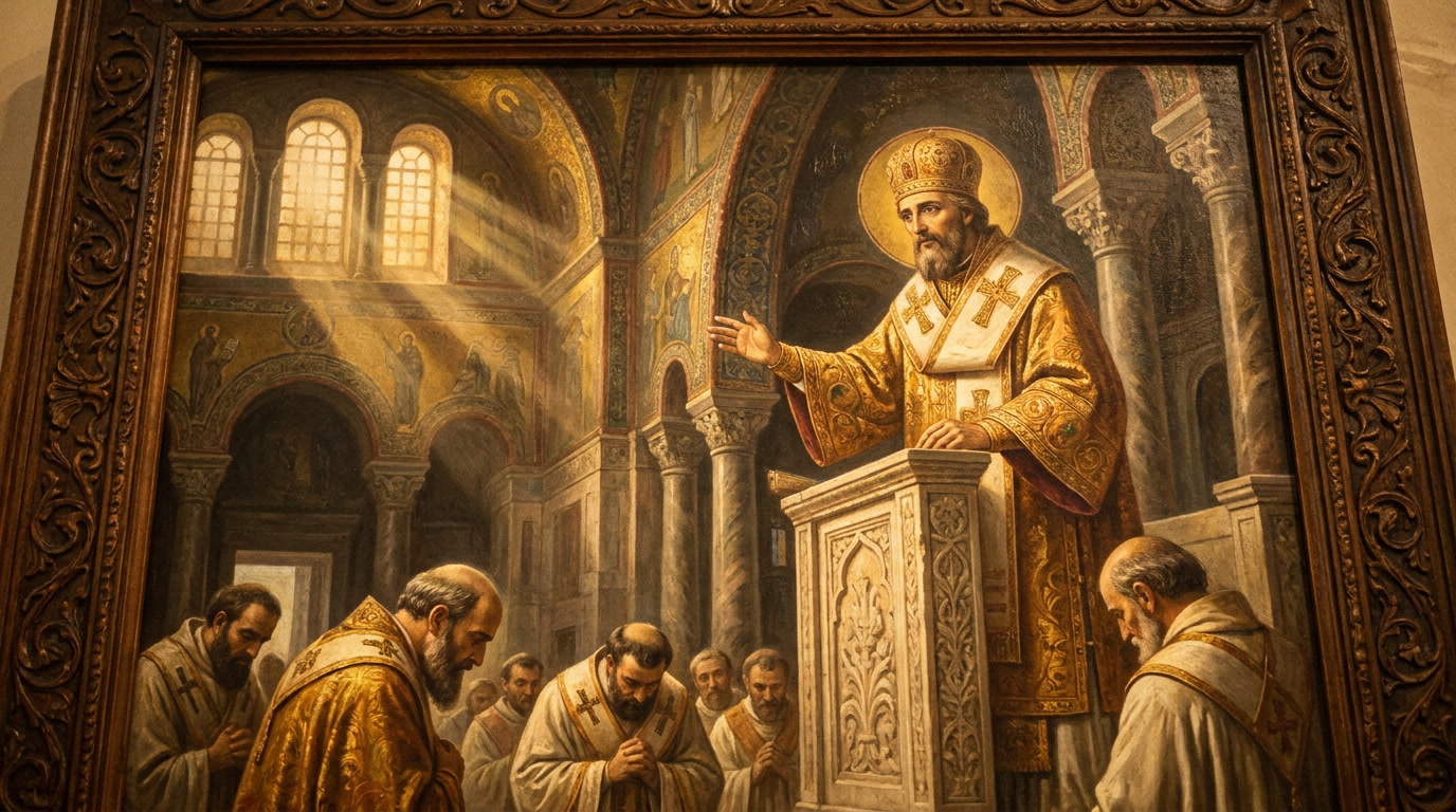 Saint John Chrysostom - spiritual wisdom illustration