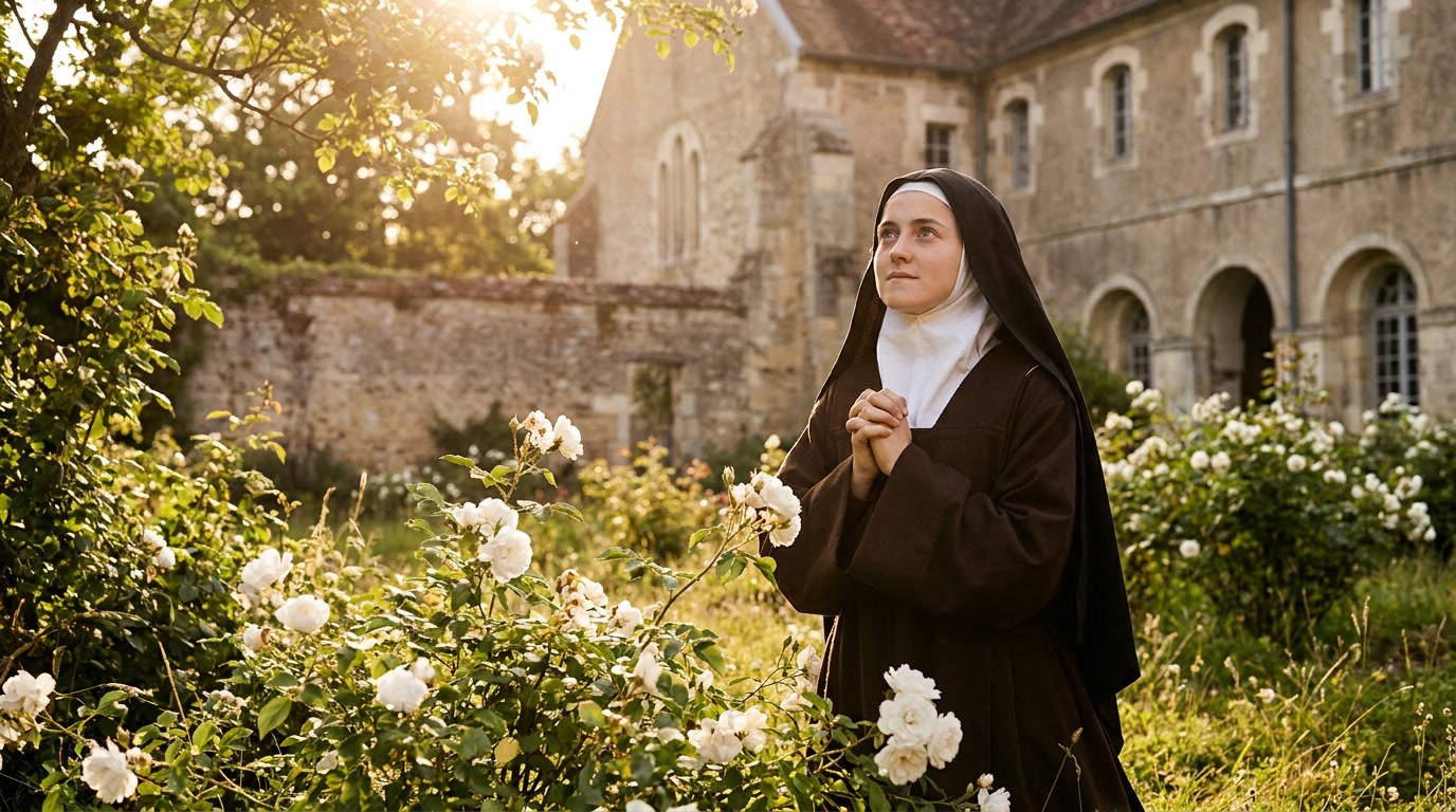Saint Thérèse of Lisieux - spiritual wisdom illustration