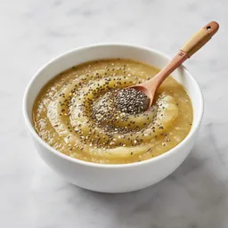 Apple And Pear Puree With Chia Seeds