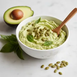 Avocado, Basil, Pumpkin Seeds Spread