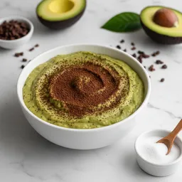 Avocado Dessert With Cocoa And Stevia