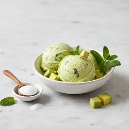 Avocado Mint Frozen Dessert (with Monk Fruit)