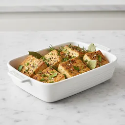 Baked Firm Tofu With Herbs And Spices