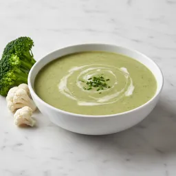 Creamy Broccoli And Cauliflower Soup (pureed, No Added Starch)