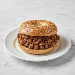 Bagel With Minced Meat