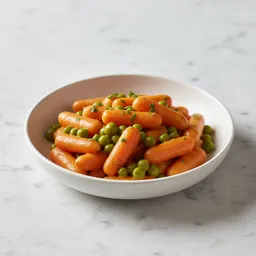Carrots With Peas In Sauce