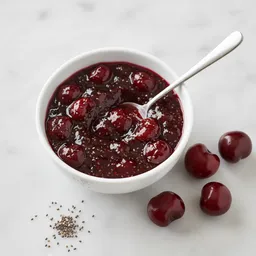Cherry Jam With Chia Seeds