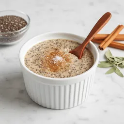 Homemade Chia Seed Spread With Cinnamon And Stevia