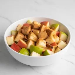 Fresh Apple And Pear Pieces With Cinnamon